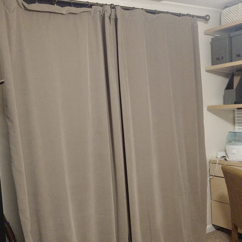 Pottery Barn Velvet curtains